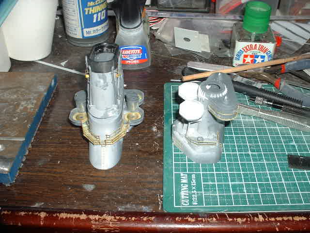 1/200 大和 後部艦橋&煙突